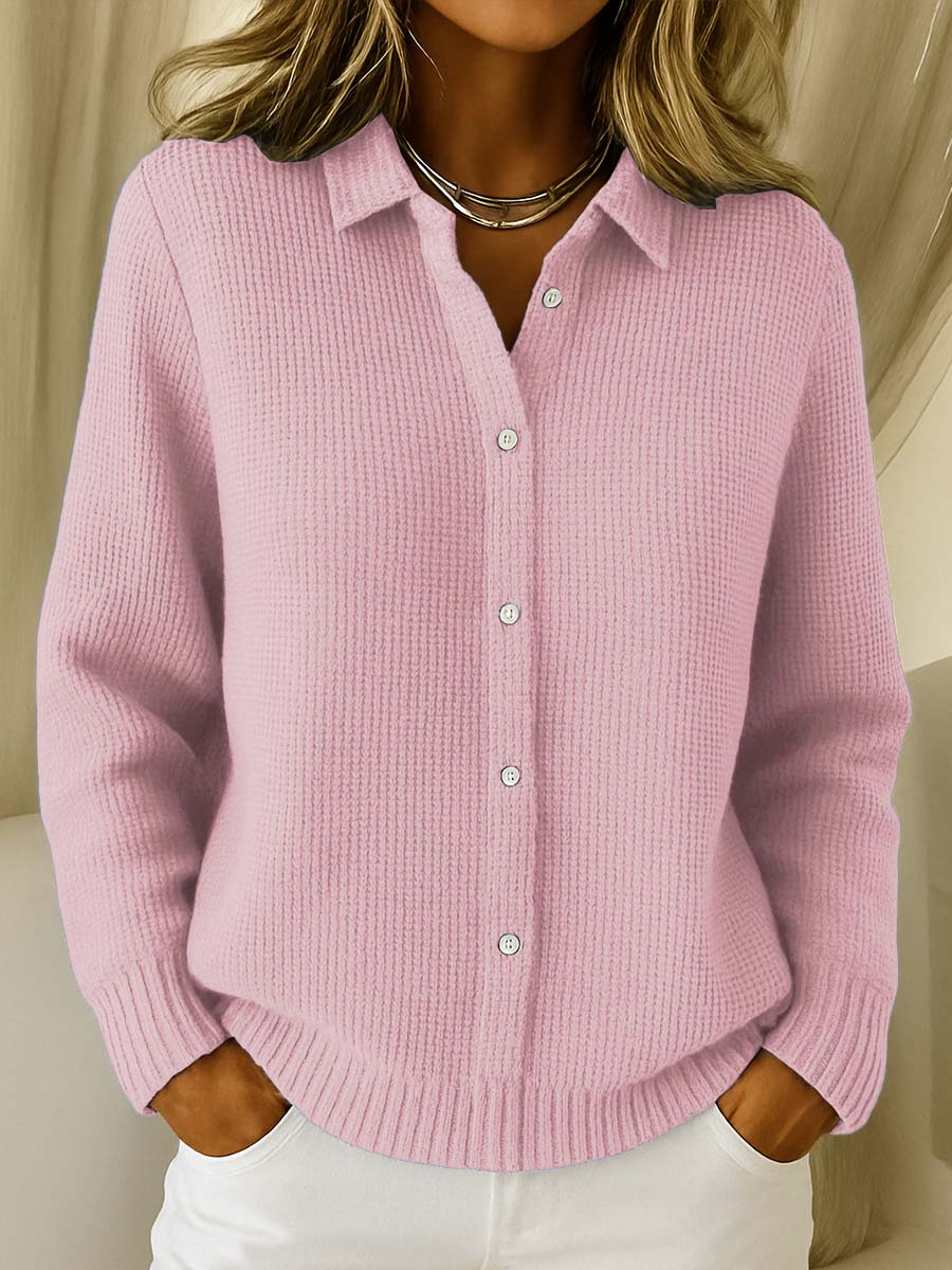 Women's Classic Collared Cardigan