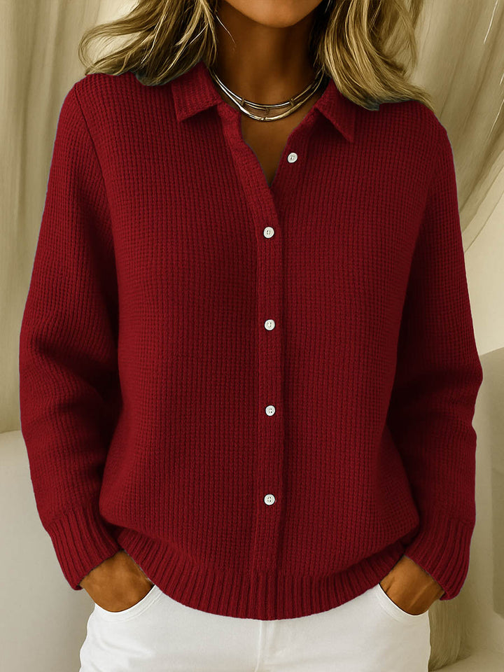 Women's Classic Collared Cardigan