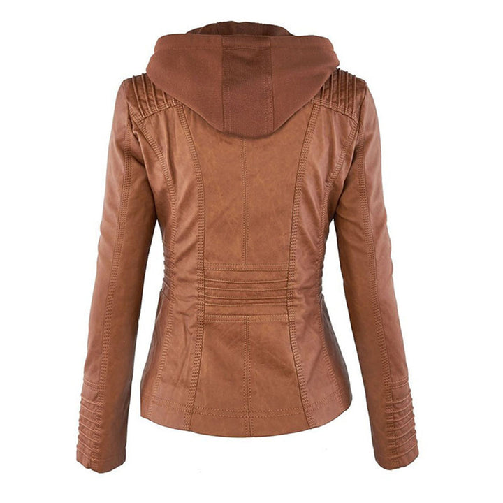 Women's Stylish Faux Leather Jacket